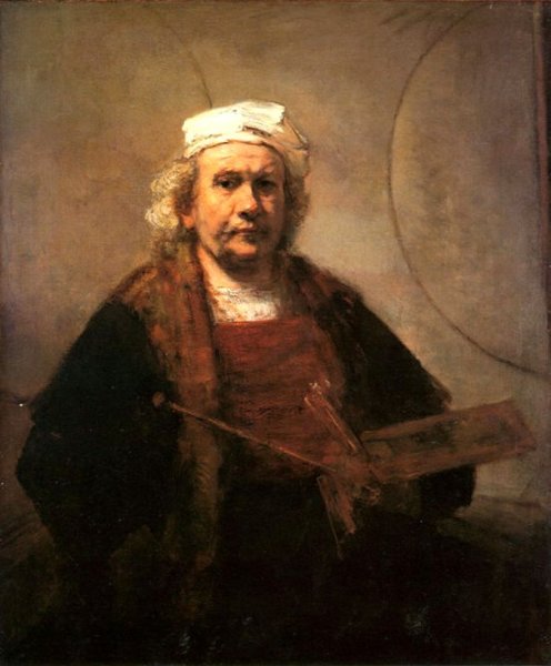 Main Product Photo of Self Portrait 7 Painting by Rembrandt Van Rijn