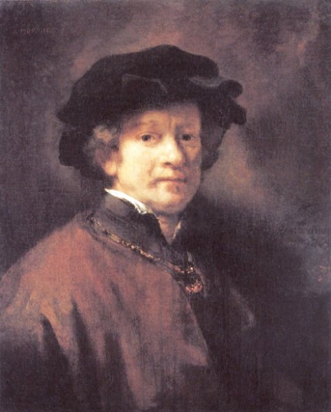 Main Product Photo of Self Portrait 9 Painting by Rembrandt Van Rijn