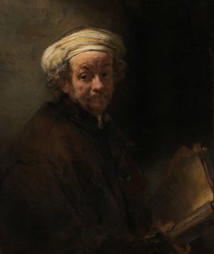 Self-Portrait as the Apostle Paul by Rembrandt Van Rijn Oil Painting