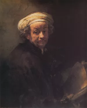 Self-Portrait as the Apostle Paul by Rembrandt Van Rijn - Oil Painting Reproduction