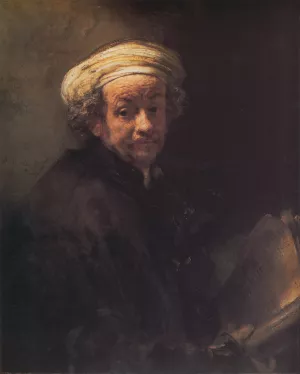 Self-Portrait as the Apostle Paul Oil painting by Rembrandt Van Rijn