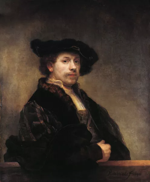 Self Portrait at the Age of 34 painting by Rembrandt Van Rijn