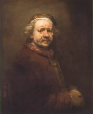 Self Portrait at the Age of 63 by Rembrandt Van Rijn - Oil Painting Reproduction