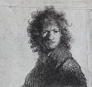 Self Portrait, Frowning by Rembrandt Van Rijn Oil Painting
