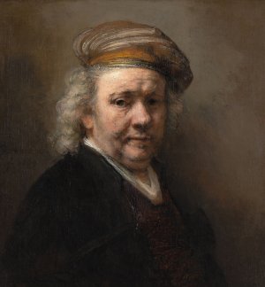 Self-Portrait by Rembrandt Van Rijn Oil Painting