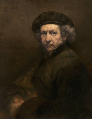 Self-Portrait by Rembrandt Van Rijn Oil Painting
