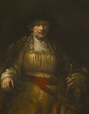 Self-Portrait by Rembrandt Van Rijn Oil Painting