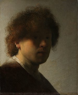 Self-Portrait, Rembrandt van Rijn by Rembrandt Van Rijn Oil Painting