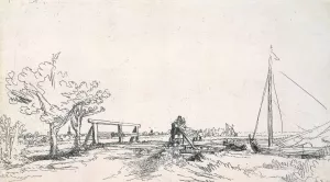 Six's Bridge by Rembrandt Van Rijn Oil Painting