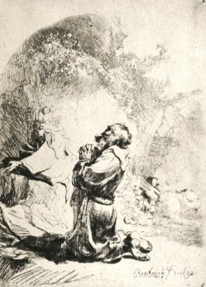 St. Gerome Kneeling
