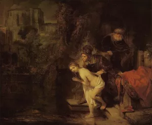 Susanna in the Bath by Rembrandt Van Rijn - Oil Painting Reproduction