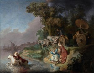 The Abduction of Europa by Rembrandt Van Rijn Oil Painting
