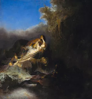 The Abduction of Proserpina by Rembrandt Van Rijn Oil Painting