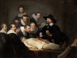 The Anatomy Lesson of Dr Nicolaes Tulp by Rembrandt Van Rijn Oil Painting