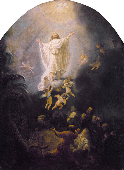 Main Product Photo of The Ascesion Painting by Rembrandt Van Rijn