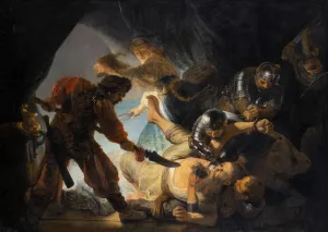 The Blinding of Samson by Rembrandt Van Rijn Oil Painting