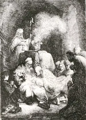 The Circumcision by Rembrandt Van Rijn - Oil Painting Reproduction