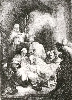The Circumcision by Rembrandt Van Rijn Oil Painting