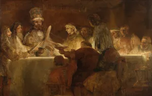 The Conspiracy of the Batavians under Claudius Civilis by Rembrandt Van Rijn Oil Painting