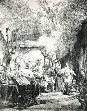 The Death of the Virgin by Rembrandt Van Rijn Oil Painting
