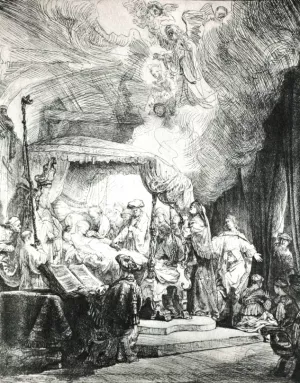 The Death of the Virgin painting by Rembrandt Van Rijn