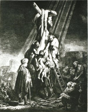 The Descent from the Cross by Rembrandt Van Rijn Oil Painting