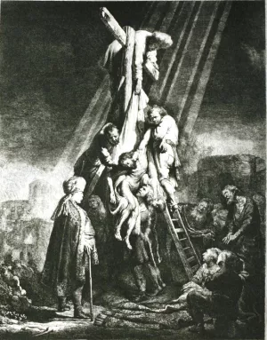 The Descent from the Cross by Rembrandt Van Rijn - Oil Painting Reproduction