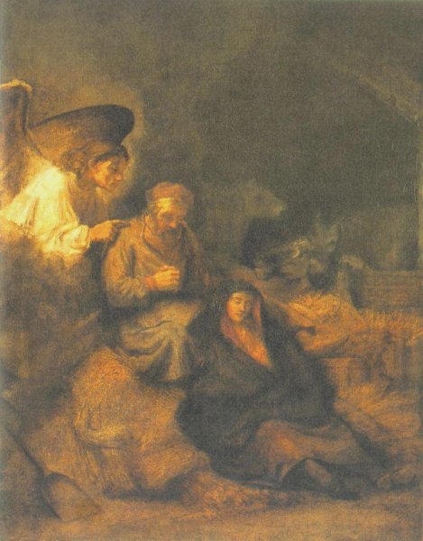 Main Product Photo of The Dream of St Joseph Painting by Rembrandt Van Rijn