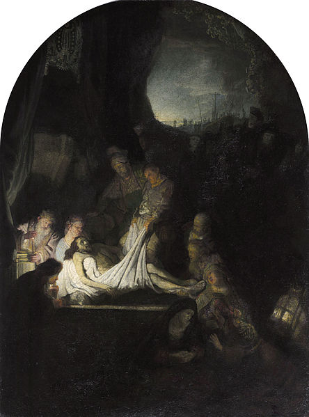 The Entombment by Rembrandt Van Rijn - Hand-Painted Oil Painting Reproduction