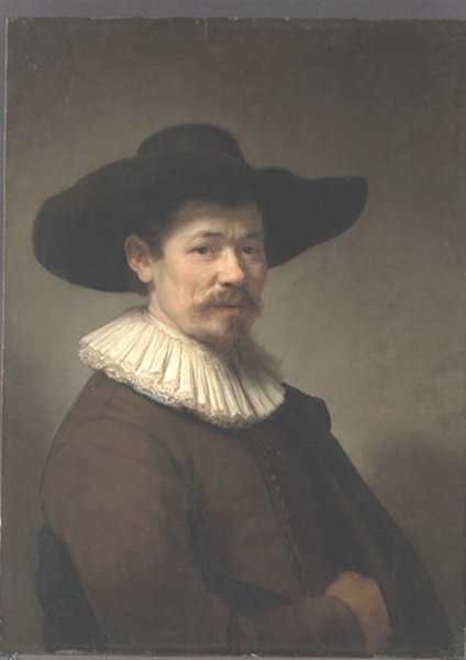 The Framer Herman Doomer by Rembrandt Van Rijn - Hand-Painted Oil Painting Reproduction