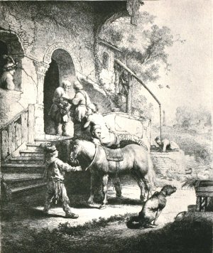 The Good Samaritan by Rembrandt Van Rijn Oil Painting