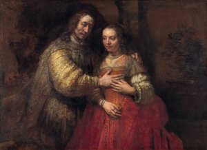 The Jewish Bride by Rembrandt Van Rijn Oil Painting