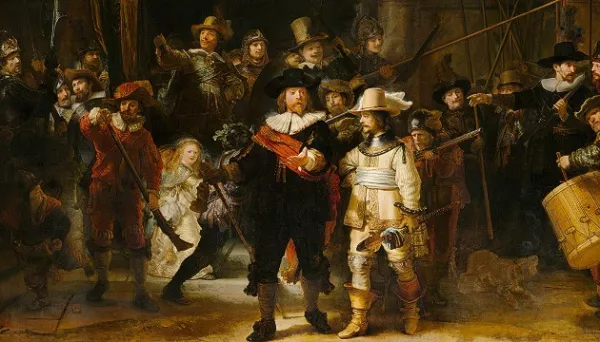 The Night Watch oil painting by Rembrandt