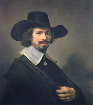 The Painter Hendrick Martensz. Sorg Oil painting by Rembrandt Van Rijn