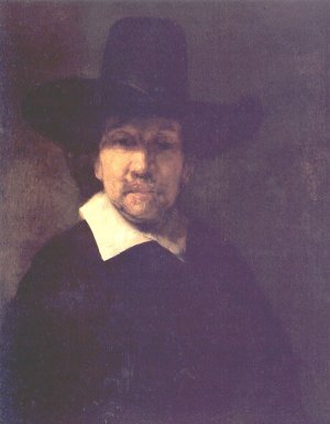 The Poet Jeremia de Decker by Rembrandt Van Rijn Oil Painting