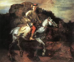 The Polish Rider by Rembrandt Van Rijn Oil Painting