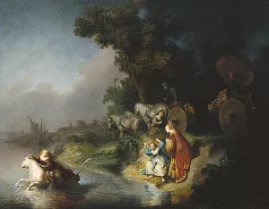 The Rape of Europe by Rembrandt Van Rijn - Oil Painting Reproduction