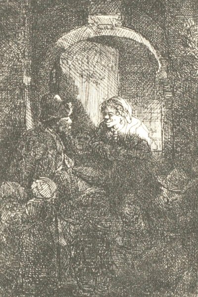 Main Product Photo of The Schoolmaster Painting by Rembrandt Van Rijn