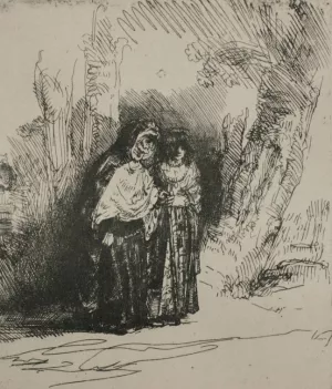 The Spanish Gypsy Oil painting by Rembrandt Van Rijn