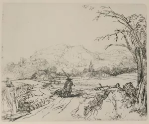 The Sportsman Oil painting by Rembrandt Van Rijn