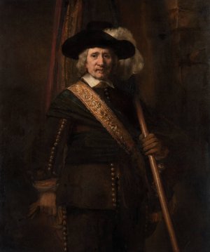 The Standard Bearer by Rembrandt Van Rijn Oil Painting