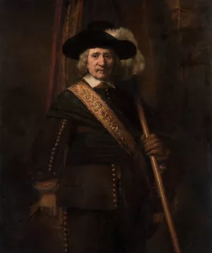 The Standard Bearer by Rembrandt Van Rijn Oil Painting