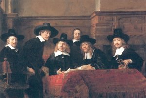 The Syndics by Rembrandt Van Rijn Oil Painting