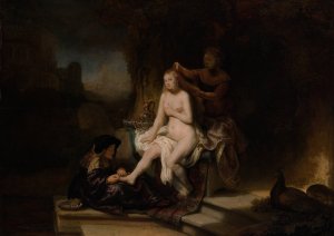 The Toilet of Bathsheba by Rembrandt Van Rijn Oil Painting