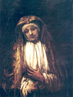 The Virgin of Sorrows Oil painting by Rembrandt Van Rijn