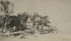 The Vista Oil painting by Rembrandt Van Rijn