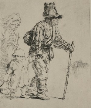 Three Peasants Travelling by Rembrandt Van Rijn Oil Painting