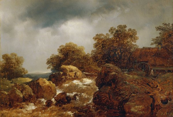 Felsige Landschaft  by Remigius Adrianus Van Haanen - Hand-Painted Oil Painting Reproduction