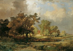 Motiv aus Oosterhout in Holland by Remigius Adrianus Van Haanen Oil Painting