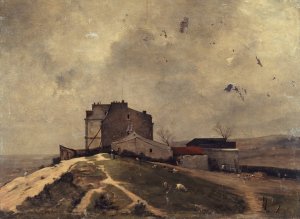 Vue de Montmartre, aux environs du moulin de la Galette by Rene Billotte Oil Painting